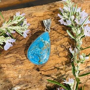Turquoise 925 Sterling Silver Pendant